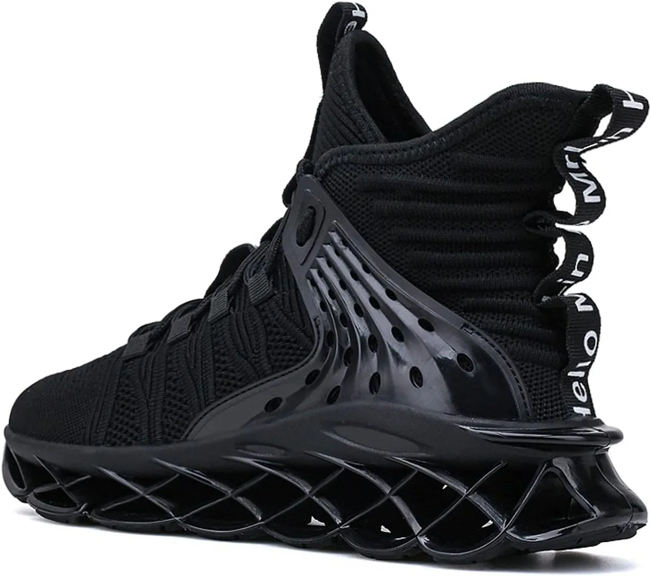 DUDHUH Running Shoes for Men Comfortable Athletic Cross Trainer Casual Walking Fashion Mens Tennis Sock Sneakers