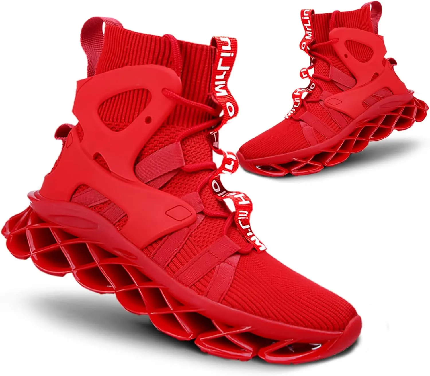 DUDHUH Women's Fashion Sneakers Running Shoes Womens Non Slip Comfortable Blade Type Athletic Walking Shoes for Women