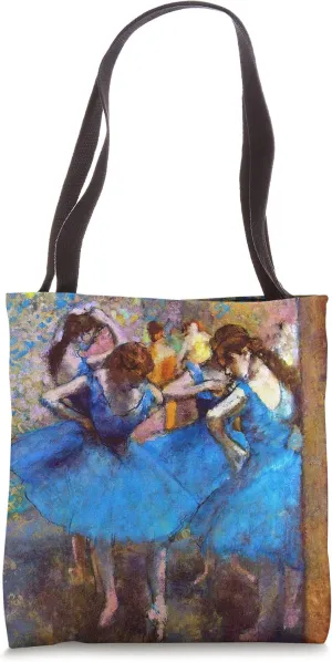 Edgar Degas Dancers In Blue - Ballet Dance Lover Tote Bag