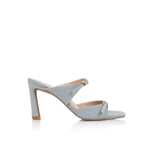Edie Mule Denim Textile