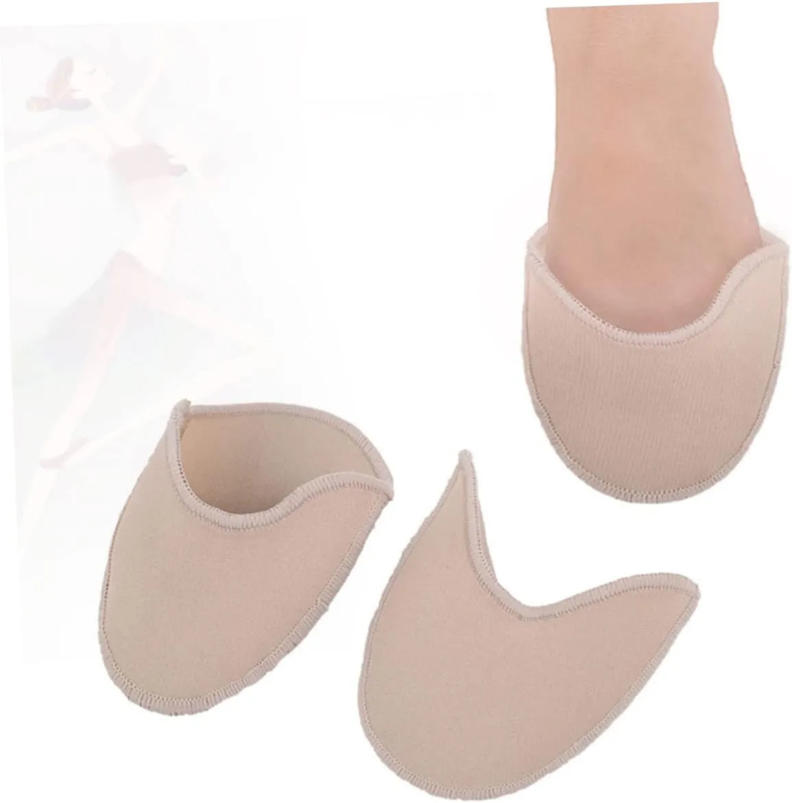 Elastic Toe Caps for Women 1 Pair of Dance Socks Ballet Toe Protector Forefoot Protectors Made of Grade Materials for Dancers