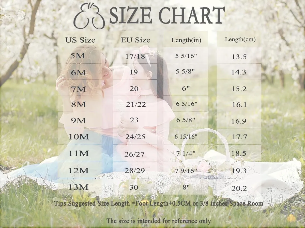 ESTINE Toddler Kids Bow School Uniform Oxford-Little Girls Flower Dress Party Shoes