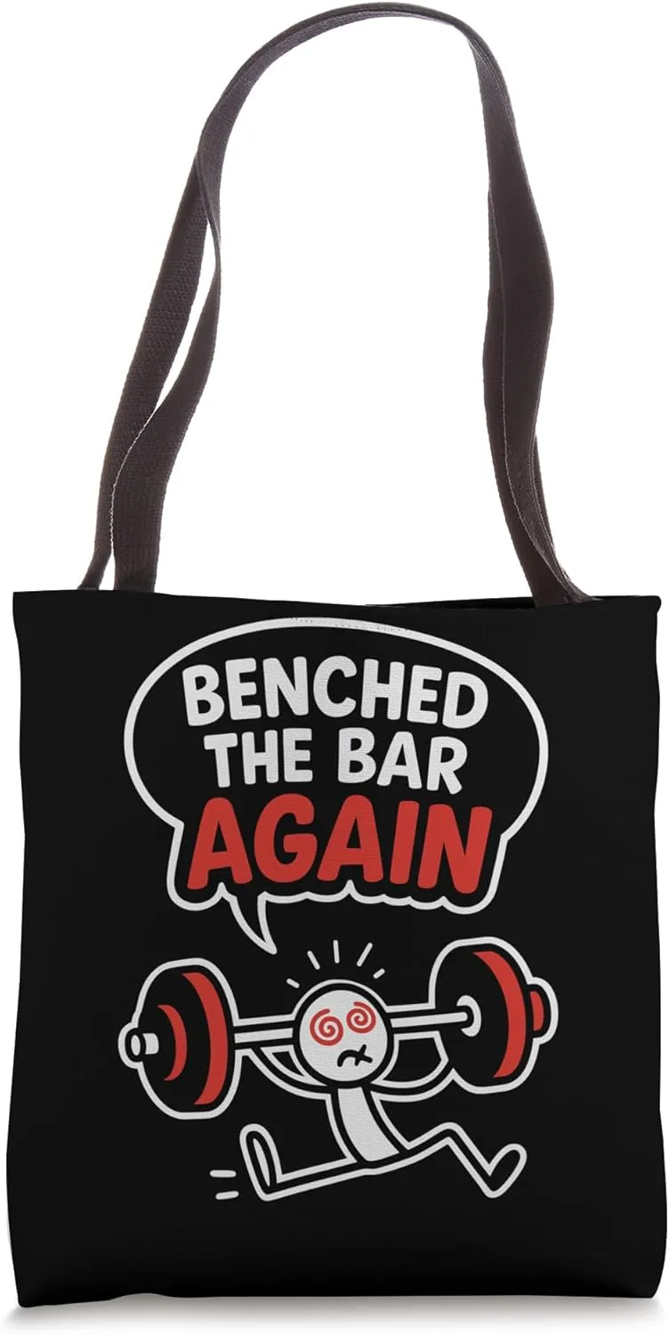 Failed Gym Attempt Funny Fitness Gym Humor Cardio Joke Tote Bag
