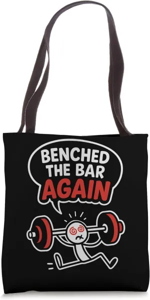 Failed Gym Attempt Funny Fitness Gym Humor Cardio Joke Tote Bag