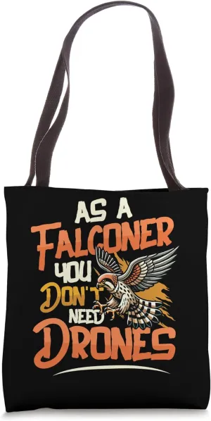 Falcon Trainer Hawk Falconry Tote Bag