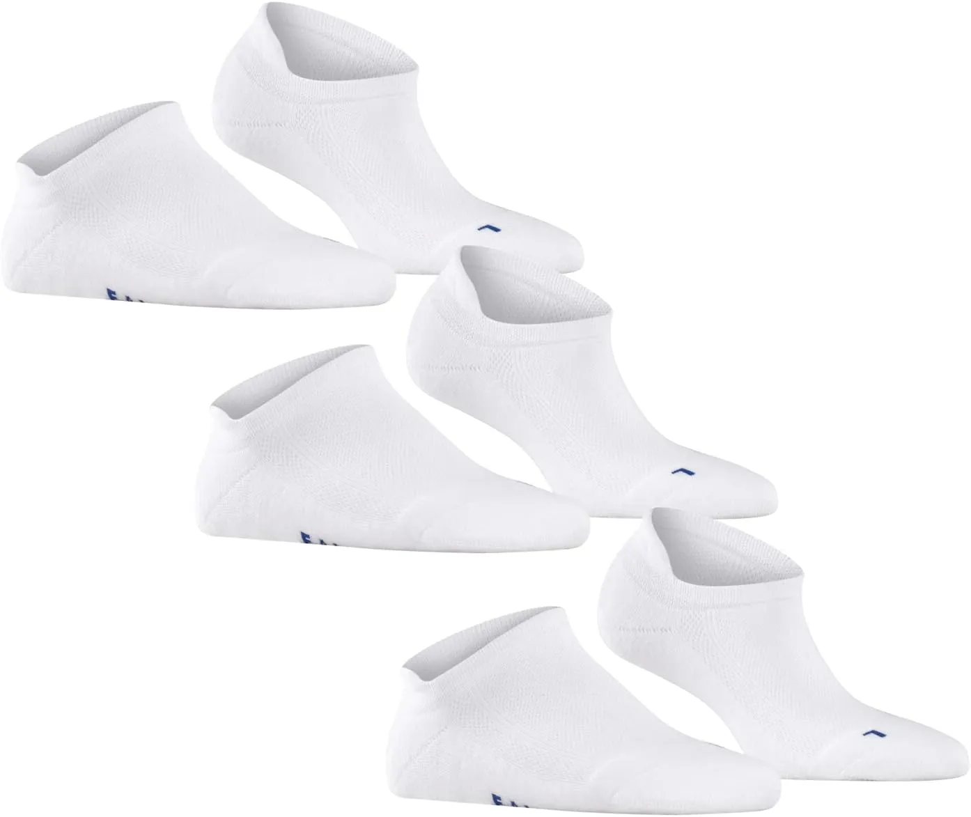 FALKE Unisex Cool Kick 3-Pack Sneaker Socks, Breathable, Cooling, 3 Pairs