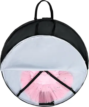 Fanwoli 40 Inch Tutu Dance Costume Garment Bag | Foldable & Waterproof | Ballet Dance Bag with Adjust Strap, Ideal Garment Duffel Bag for Dancers | Competition & Performance