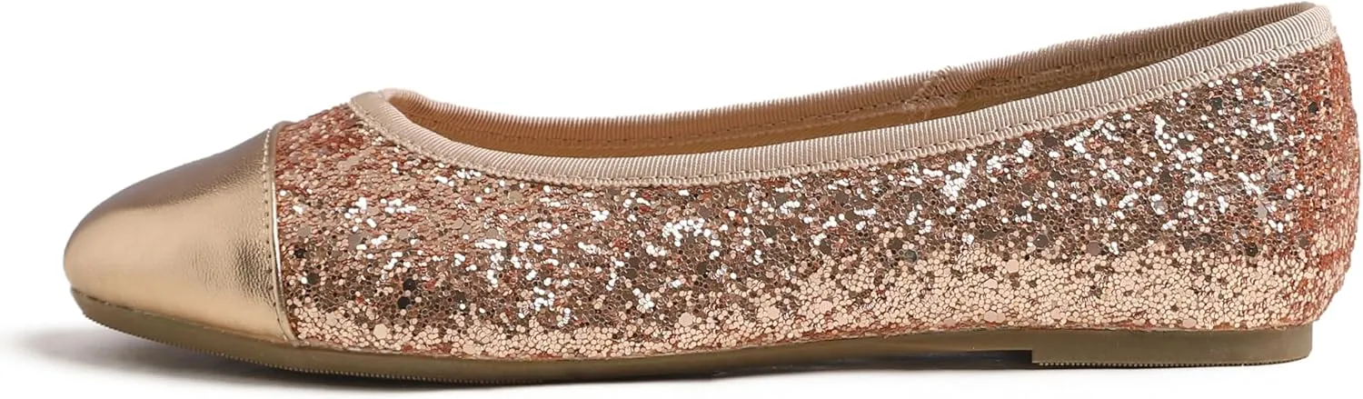 FEVERSOLE Women's Bow Tie Fashion Dress Slip On Shoes Round Toe Ballet Flat