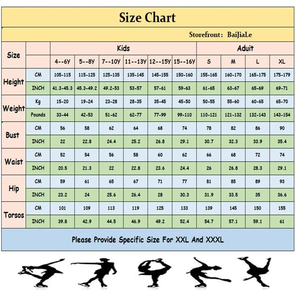 Figure Skating Dress for Women Girls Sleeveless Ice Skating Performance Skirt Ballet Gymnastics Costume Crystal