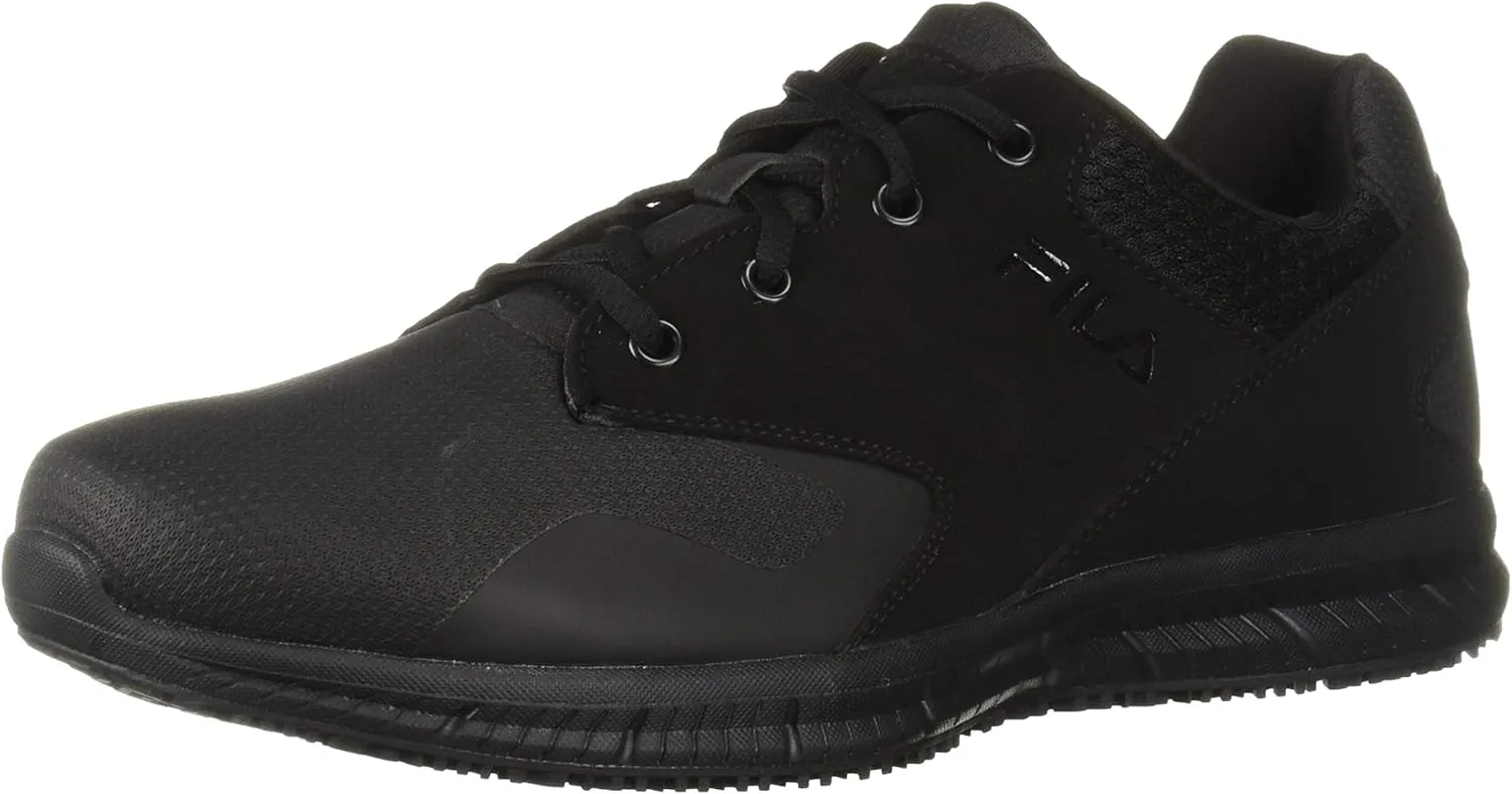 Fila Men's Memory Layers Slip Resistant Work Shoe Food Service