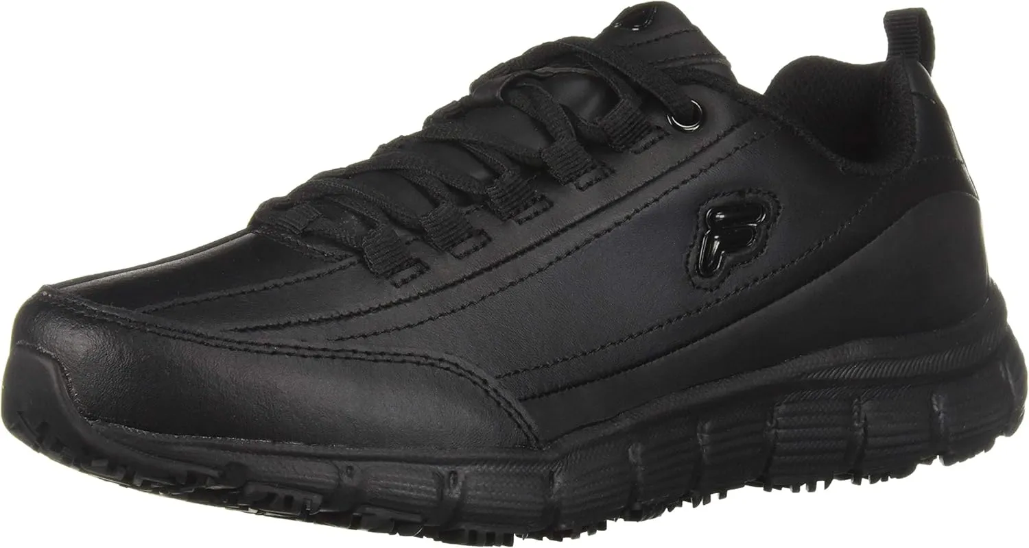 Fila Women's Memory Radiance Slip Resistant Work Shoe Snow