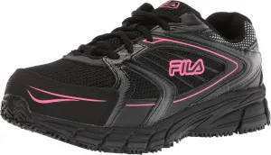 Fila Women's Memory Reckoning 8 Slip Resistant Steel Toe Running Shoe Sr St