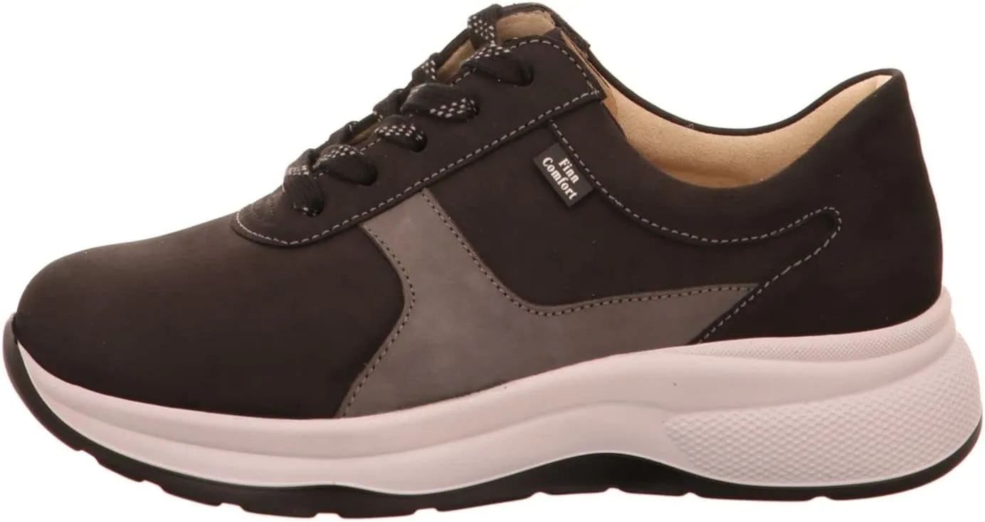 Finn Comfort Prophylaxe Unisex Low Shoe, Buggy/Patagonia, Black/Street, Interchangeable Footbed, 97312-901757