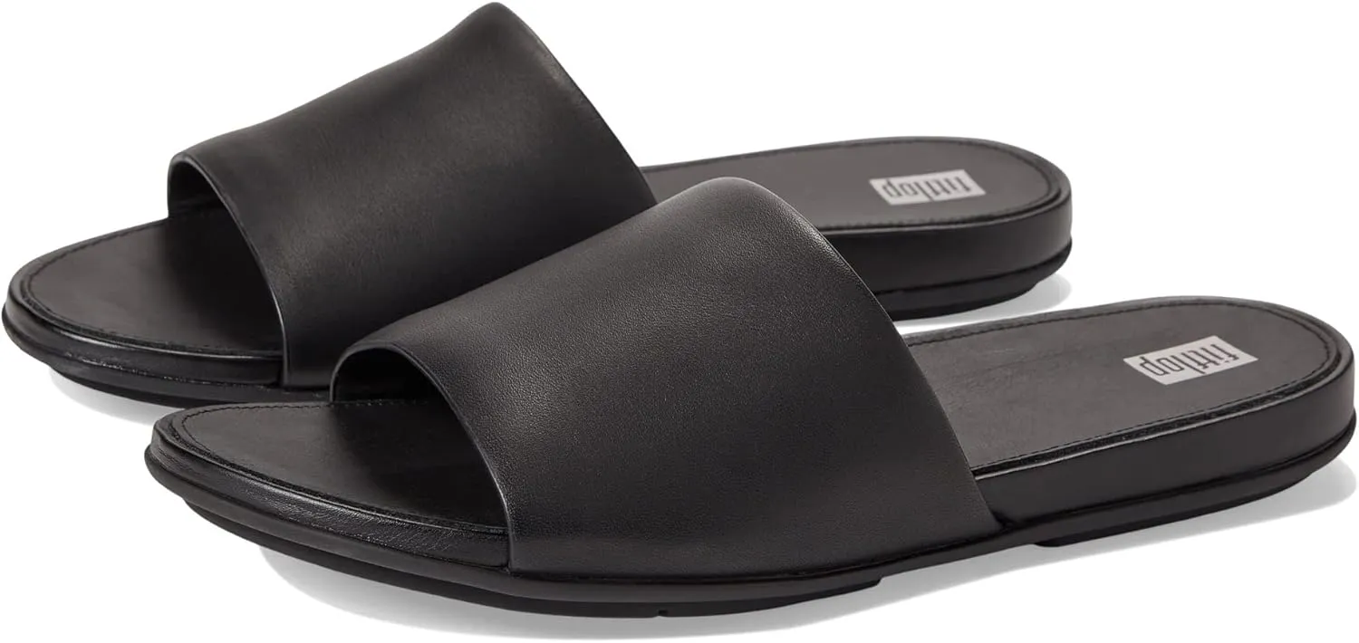 FitFlop Women's Gracie Leather Pool Slides Mule