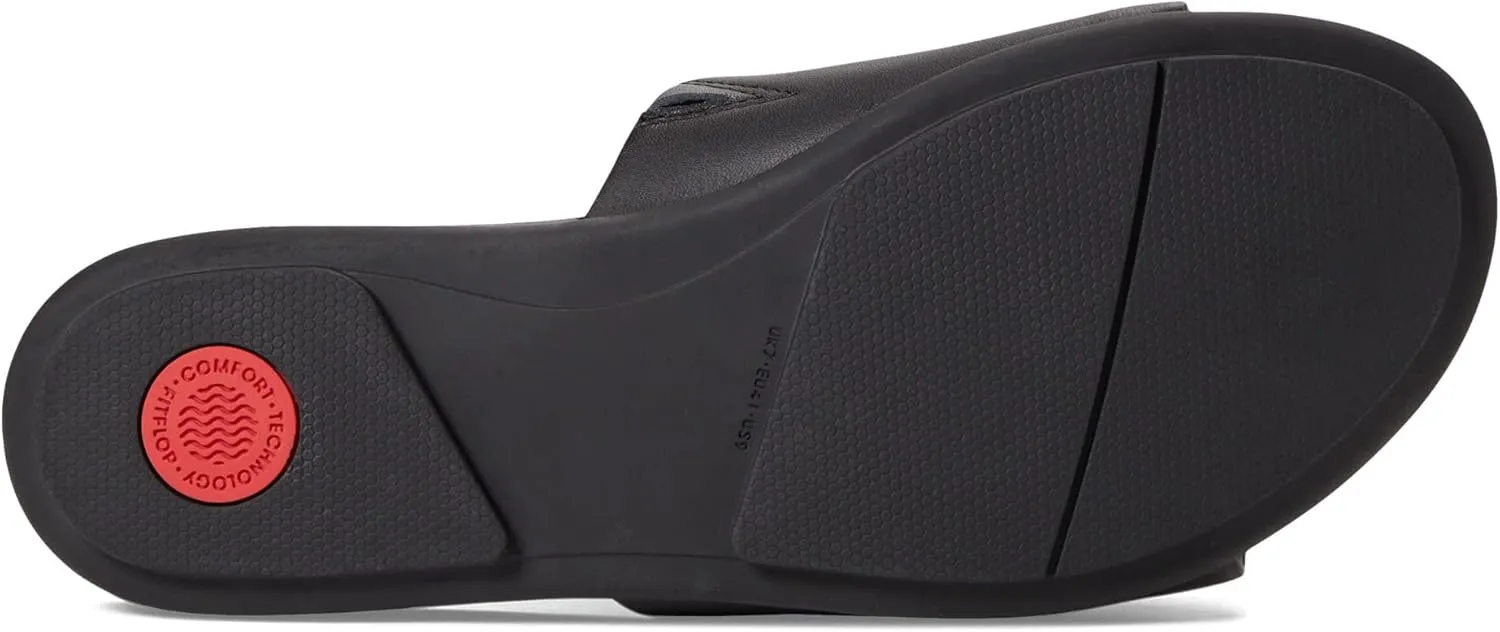 FitFlop Women's Gracie Leather Pool Slides Mule