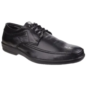 Fleet & Foster Dave Apron Toe Oxford Formal Shoe Black