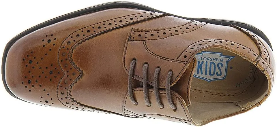 Florsheim Boy's, Reveal Wingtip Oxford JR – Little Kid & Big Kid