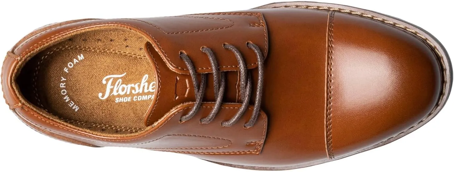 Florsheim Boy's, Rucci JR Cap Toe Oxford – Little Kid & Big Kid