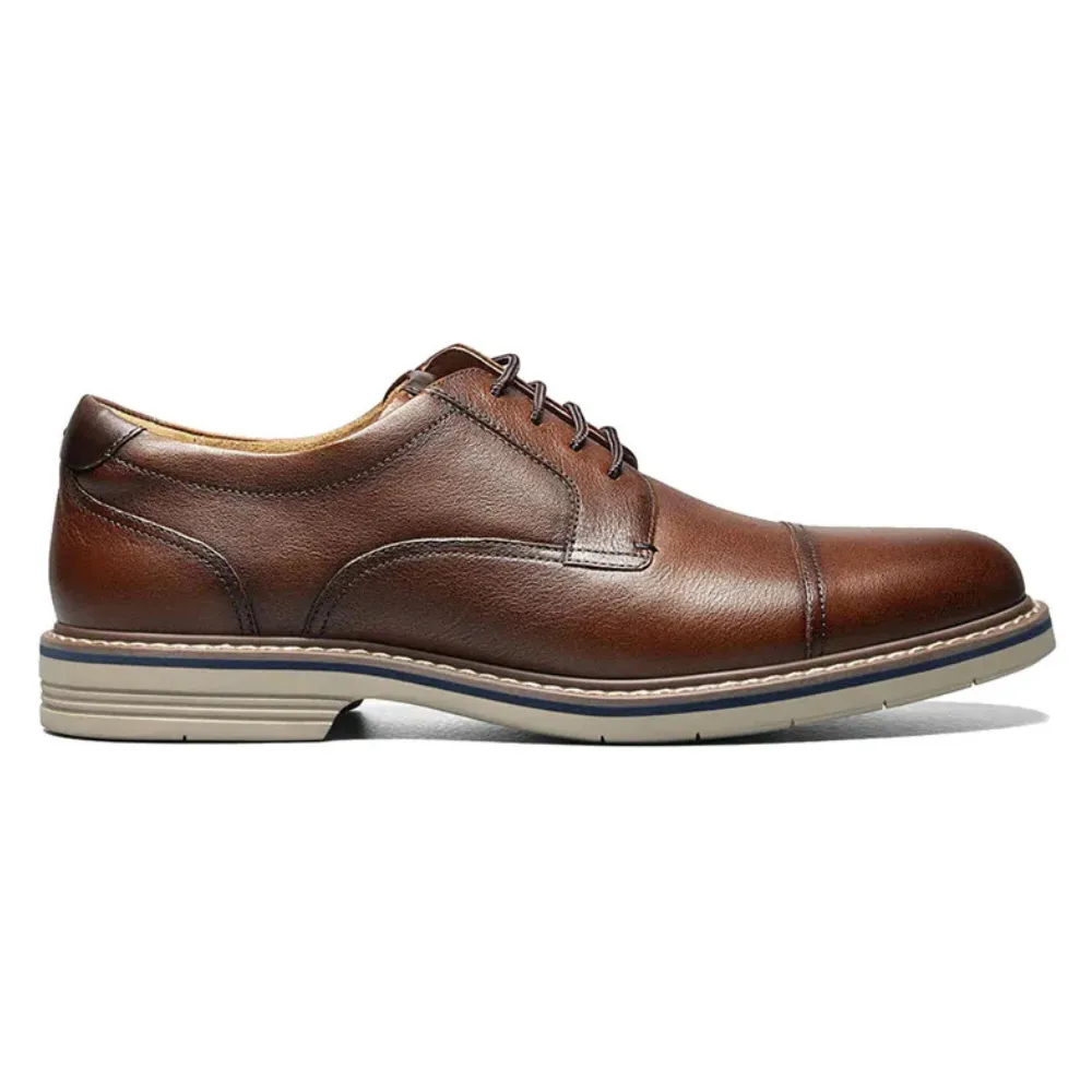 Florsheim Norwalk Plain Toe Brown Crazy Horse Oxford (Men's)