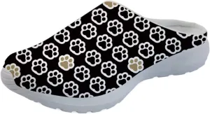 Forchrinse Native Indian Aztec Hippie Mandala Men’s Walking Mule Sneakers Women’s Slip on Garden Clog Open Back Slippers Home Nursing Shoes