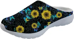 Forchrinse South Indian African Slip on Walking Mule for Men Women Slipper Garden Clog Nursing Shoes Breathable