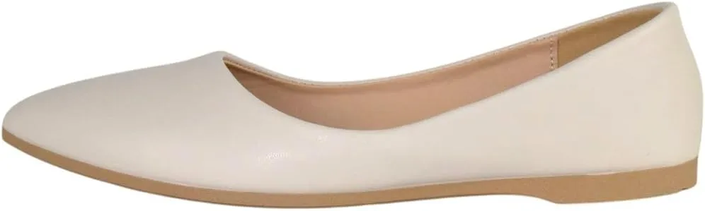Forever Shoes Women Ballet Basic Flats Pointed Toe Comfort Insoles ALICIA-32