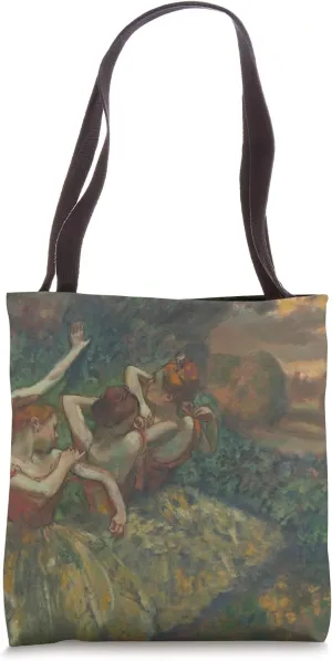 Four Dancers by Edgar Degas, Ballet Fine Art Tote Bag