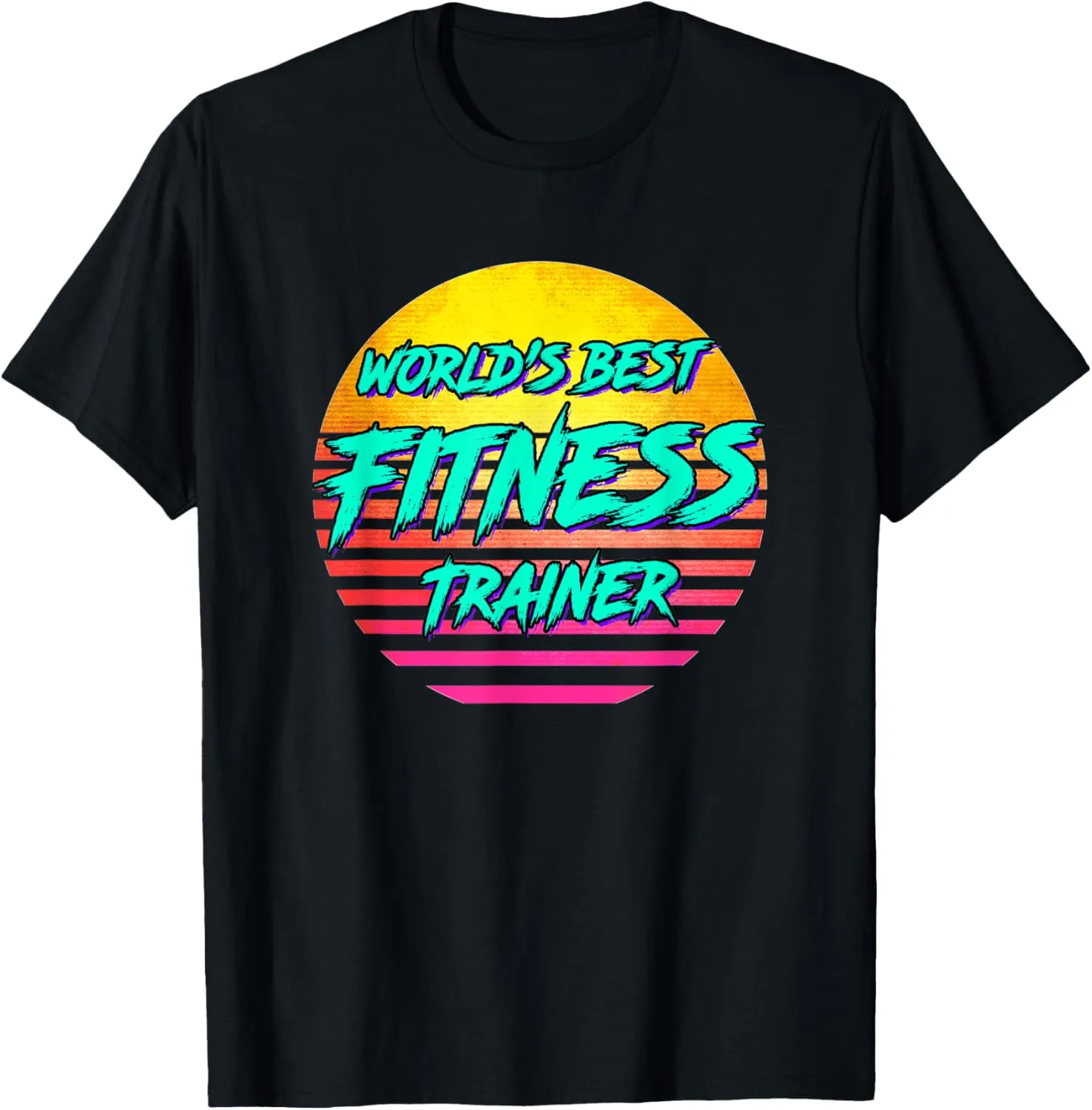 Funny Retro Fitness Trainer T-Shirt