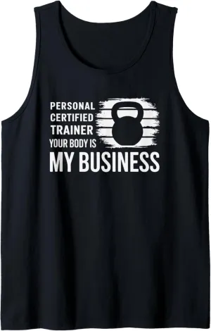 Funny Trainer Fitness Certified Personal Trainer Tank Top