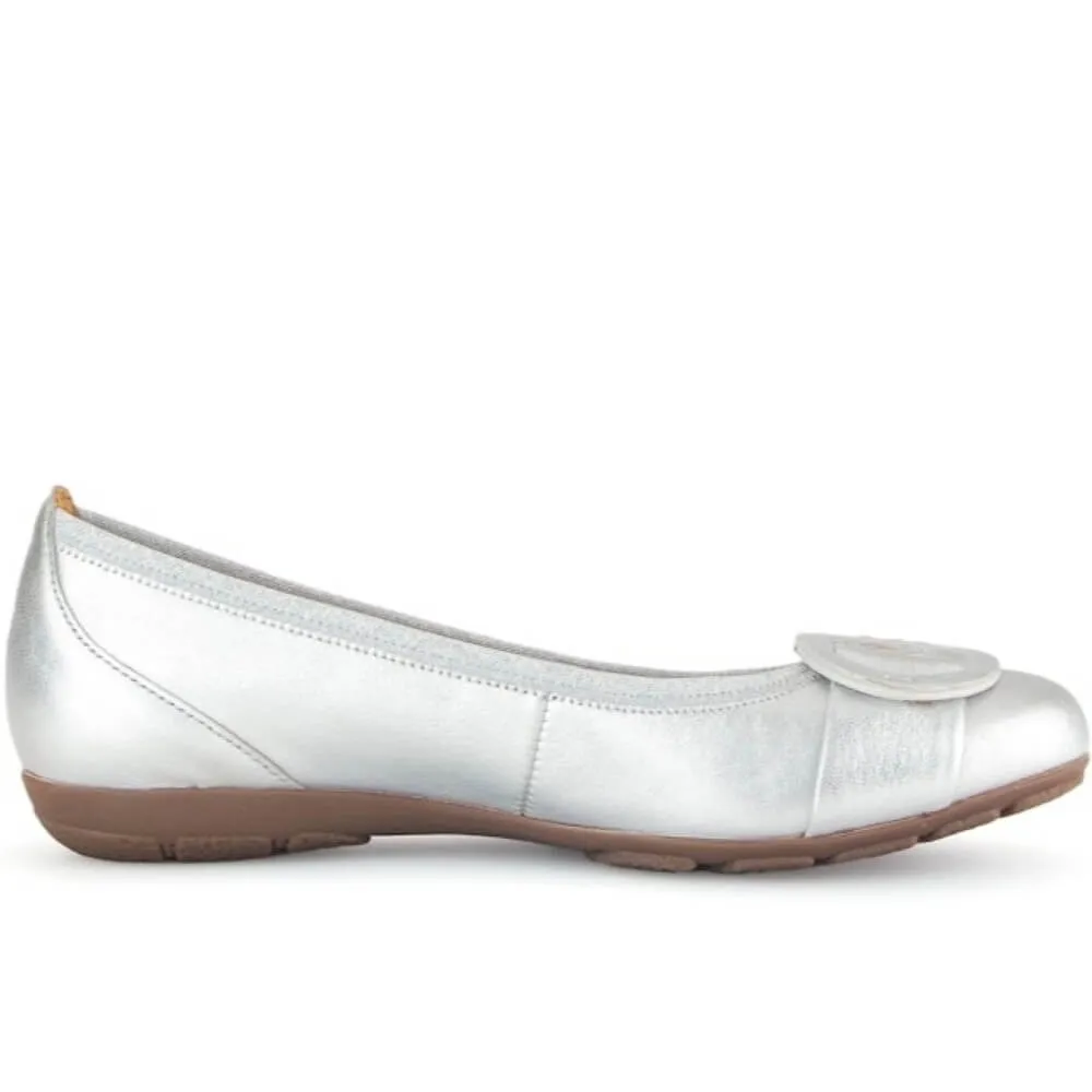 Gabor Rosta Ballett Pumps 64.163-SILVER