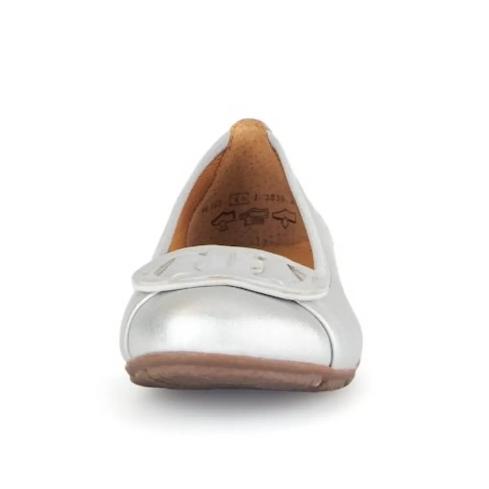 Gabor Rosta Ballett Pumps 64.163-SILVER