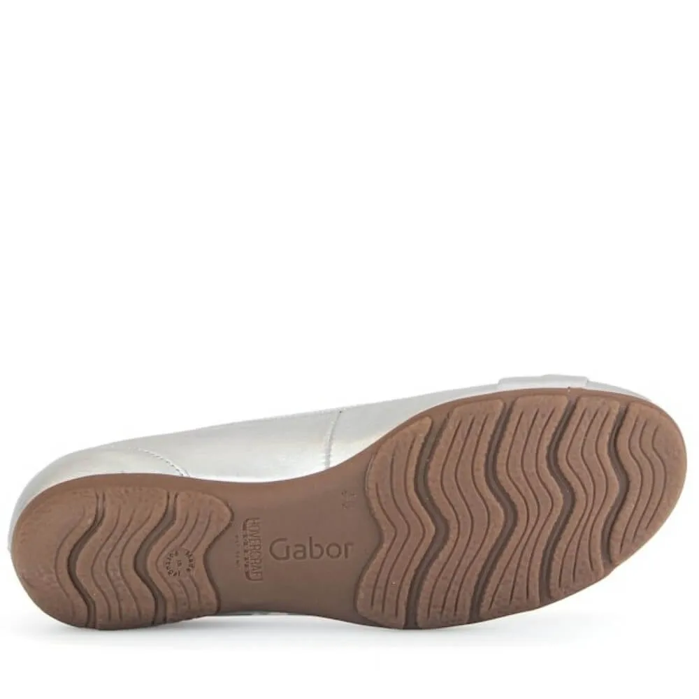 Gabor Rosta Ballett Pumps 64.163-SILVER