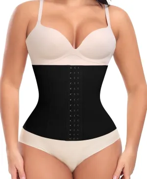 Ganado Waist Trainer for Women Corset Shapewear Tummy Control Waist Cincher Underbust Postpartum Girdle Body Shaper