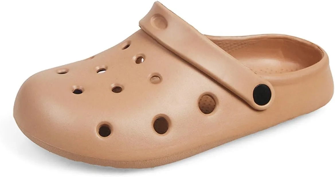 Garden Clogs for Women and Men, Slip Resistant Shoes, Slip On Mules Sandals Classic Slippers Outside Home Casual Wear Non-Slip Air Cushion Thick Bottom Slides