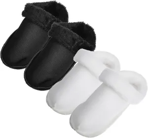 Garneck 2 Pairs of Detachable Plush Warm Inserts for Clogs and Slippers - Soft - Fuzzy Shoe Liners for Winter Comfort Washable Accessories for Boots and Shoes Ideal Foot Warmers