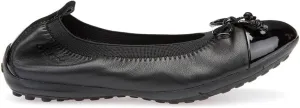 Geox Cpiuma22 Ballerina Flat (Toddler/Little Kid/Big Kid),Black,39 M - 6 Yth