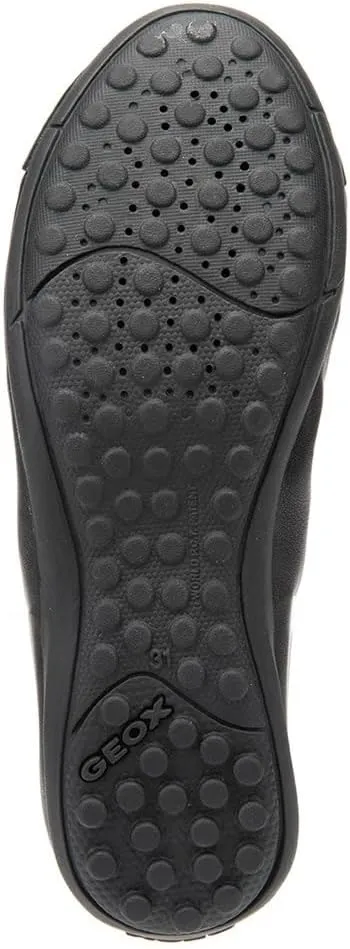Geox Cpiuma22 Ballerina Flat (Toddler/Little Kid/Big Kid),Black,39 M - 6 Yth
