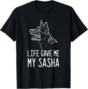 German Shepherd Sasha Dog Trainer T-Shirt