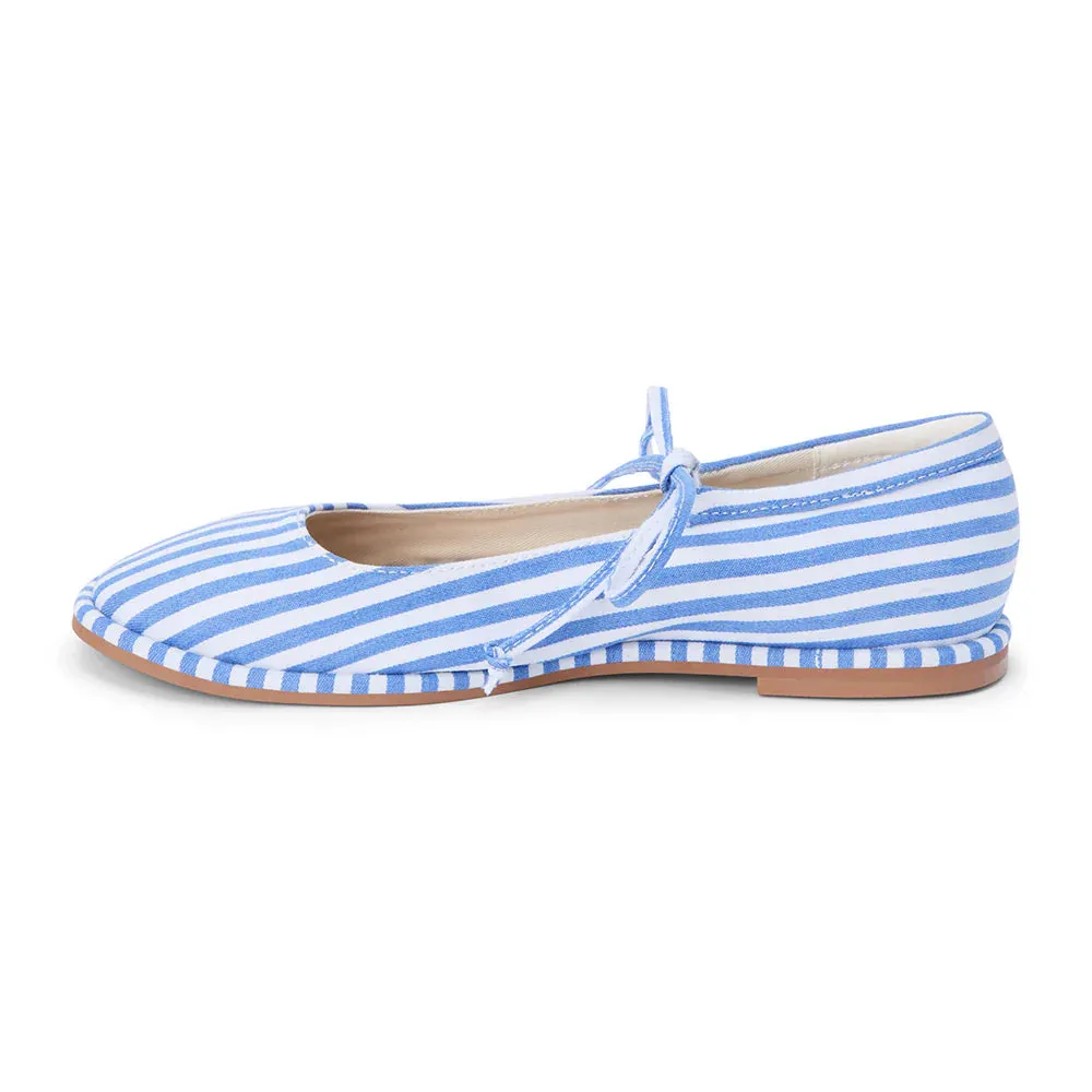 Gerry Blue Stripe Flat