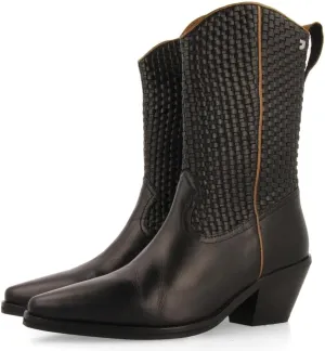 GIOSEPPO Women's Ampass Oxford Boots, black, 8 Women