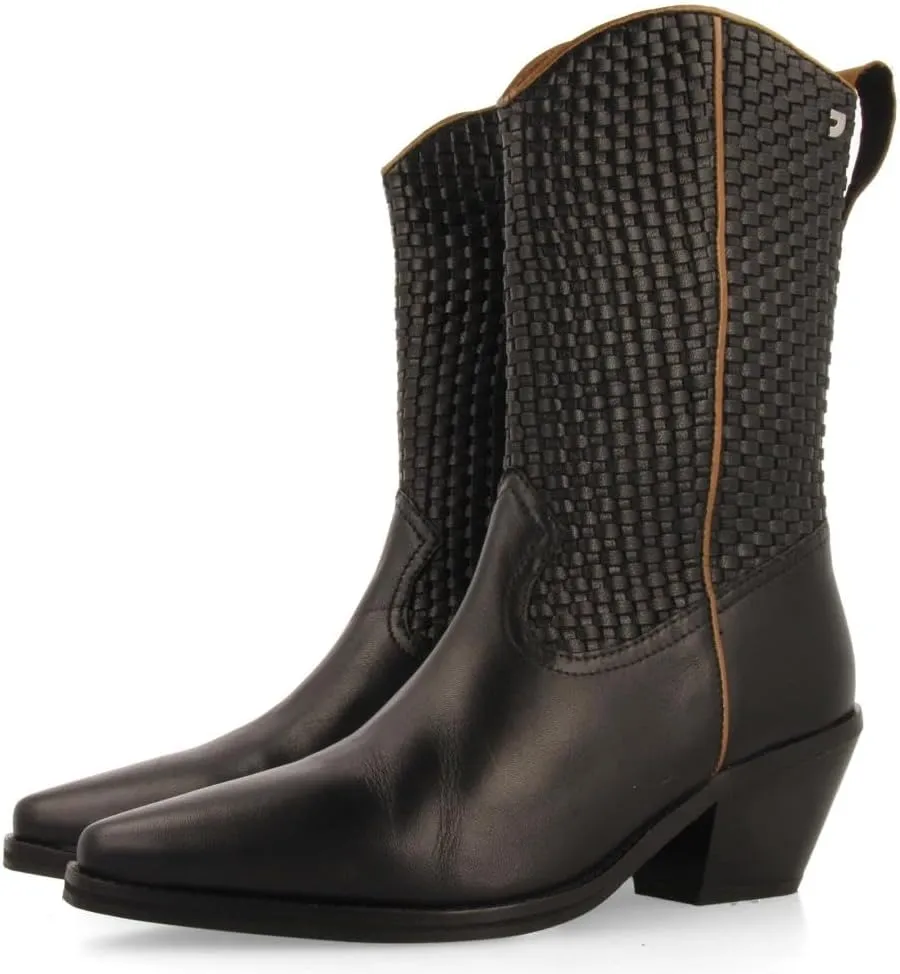 GIOSEPPO Women's Ampass Oxford Boots, black, 8 Women