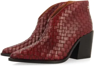 GIOSEPPO Women's Tamasi Oxford Boots, Burgundy red, 8 Women