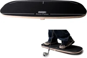 Golf Pressure Plate, Golf Weight Shift Balance Board, Golf Swing Plate for Indoor Practice, Golf Training Aid for Chipping Hitting, Improving Strength & Tempo, Consistency, and Gravity
