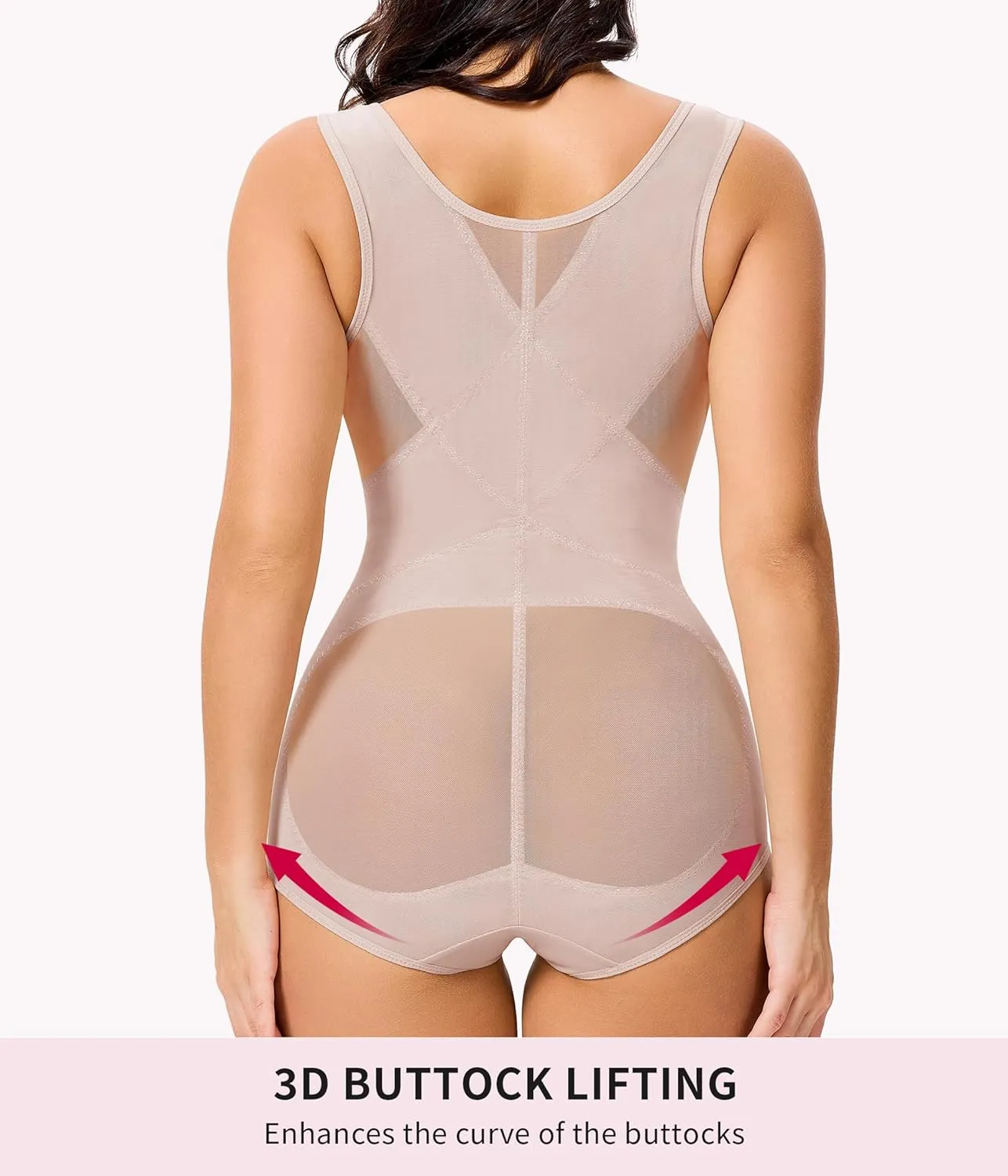 Gotoly Women Waist Trainer Bodysuit Full Body Shaper Vest Tummy Control Slim Corset Shapewear Tank Tops