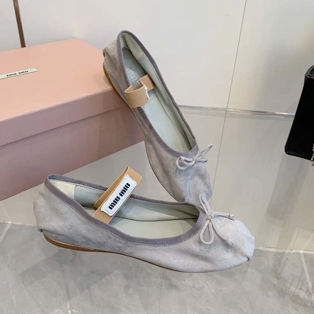 Grey Ballerina Velvet