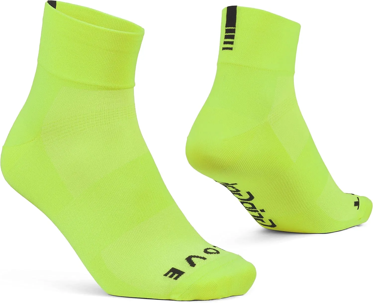 GripGrab Lightweight SL Performance Summer Cycling Socks Eyecatching 2 Lengths Road Mountain Gravel Bike Indoor Cycling Socks