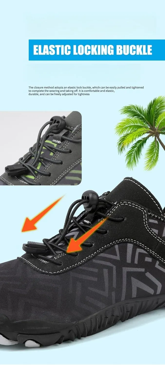 Grounded Footwear Barefoot Shoes Women&Men Neuropathy Hiking Footwear Barefoot Womens Shoes Non-Slip Outdoor Unisex Water Pro Beach Shoe Wide Toe Box Sneakers, Diabetic Shoe, Waterproof, Quick-Dry