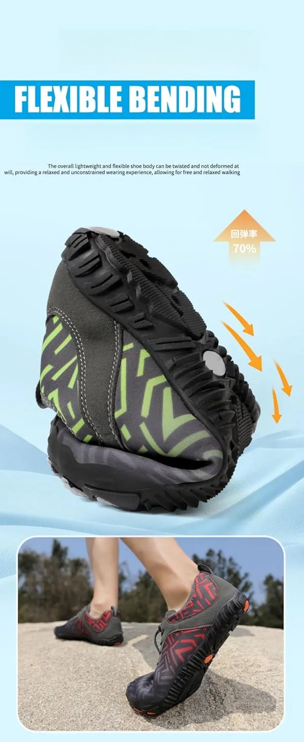 Grounded Footwear Barefoot Shoes Women&Men Neuropathy Hiking Footwear Barefoot Womens Shoes Non-Slip Outdoor Unisex Water Pro Beach Shoe Wide Toe Box Sneakers, Diabetic Shoe, Waterproof, Quick-Dry