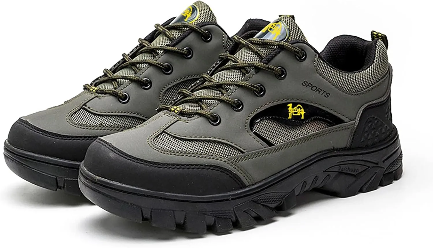 Grounded Footwear for Men Comfortable Breathable Stretch Canvas Slip on Sneaker Lightweight Work Shoes for Men