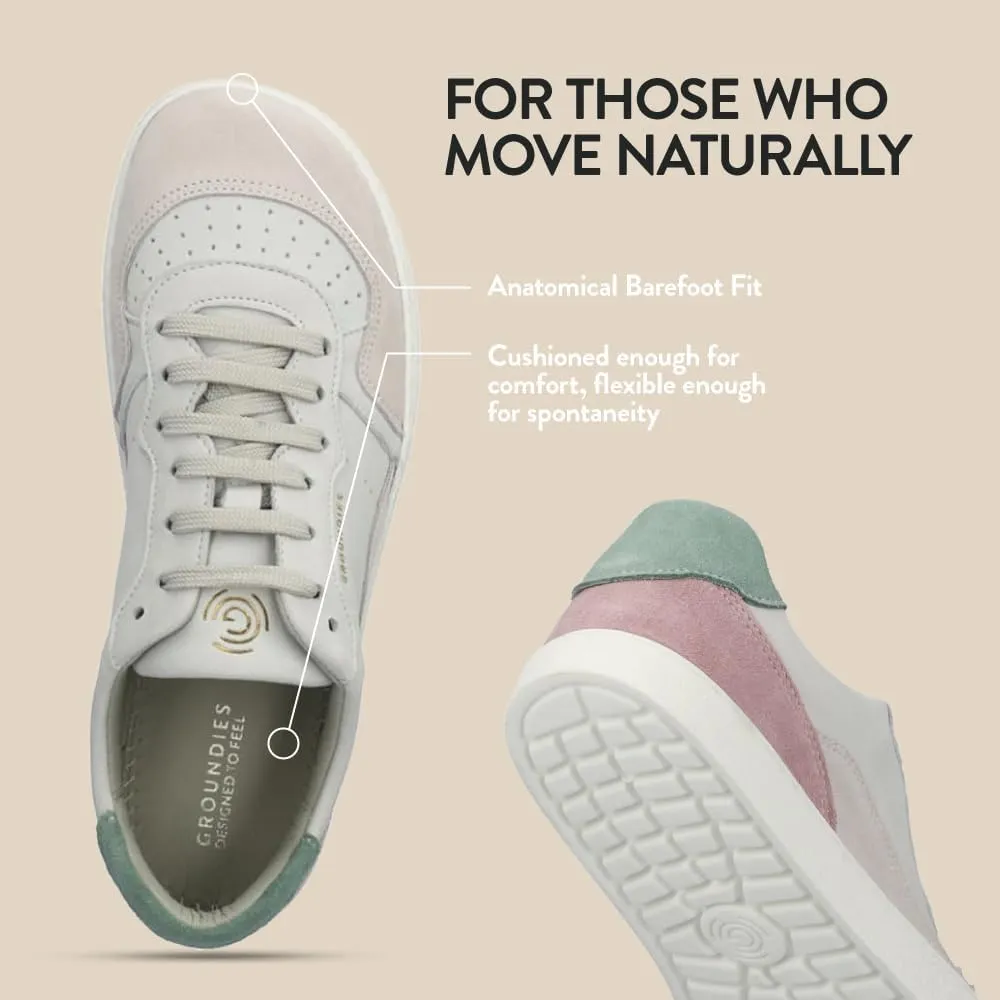GROUNDIES Nova Barefoot Shoes for Women - Trainer Sneakers for Women with Foot-Friendly Wide Toe Box, Neutral Footbed, and Non Slip Zero Drop Outsole